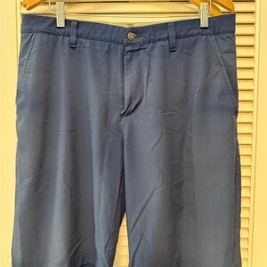 adidas Men's Deep Blue Flat Front Shorts